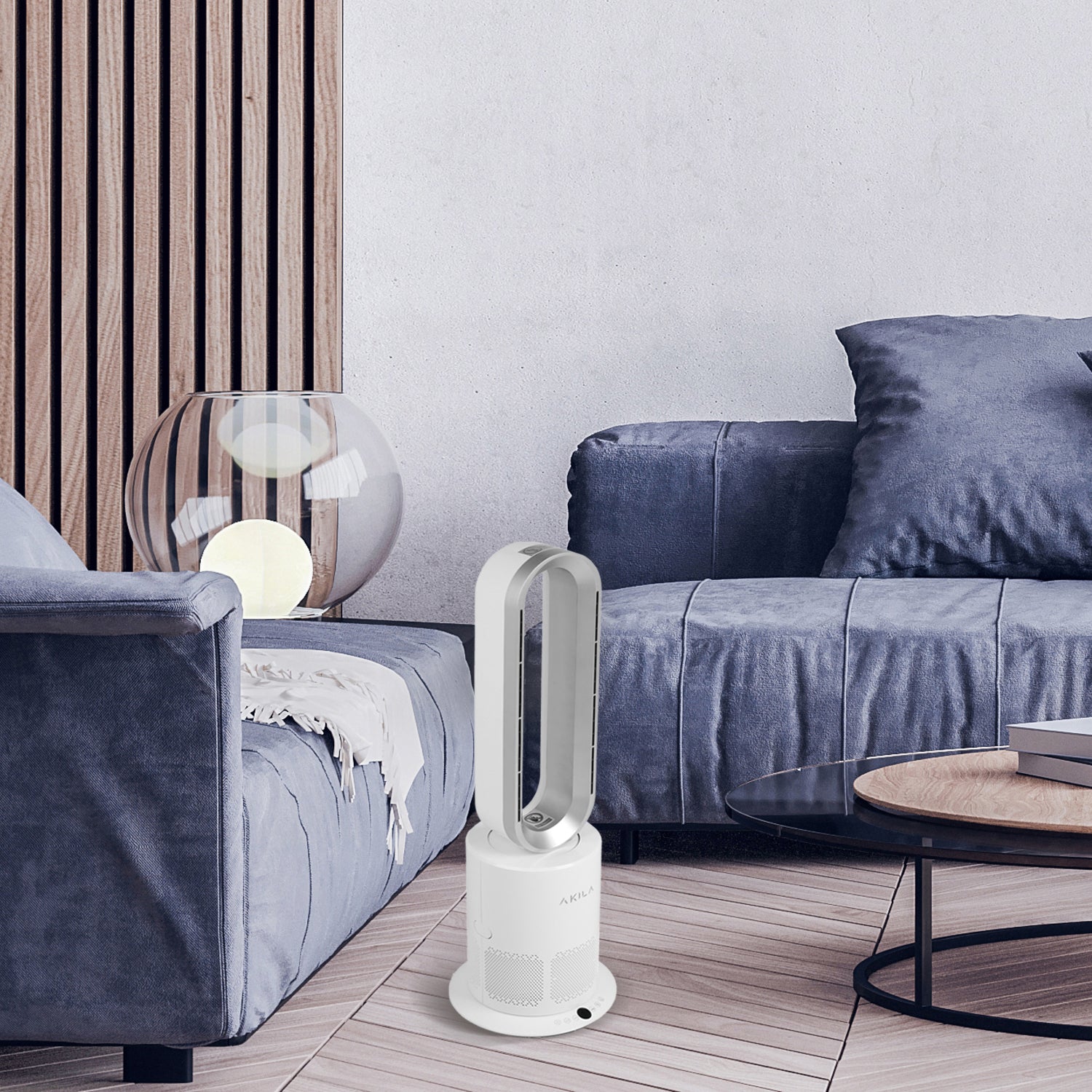 IGIRI - 4 en 1 - Purificateur d'air, Ventilateur, Chauffage, Ioniseur